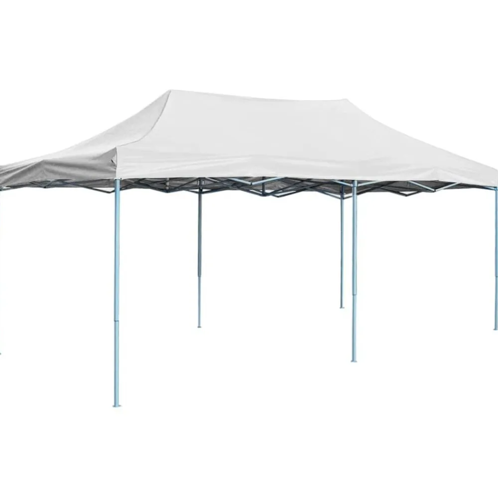 vidaXL Carpa plegable profesional acero blanco 3x6 m Best
