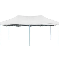 vidaXL Carpa plegable profesional acero blanco 3x6 m Best