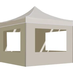 vidaXL Jardín-Carpa plegable profesional con paredes aluminio 3x3 m