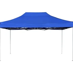 vidaXL Carpa plegable profesional de aluminio 4,5x3 m Azul Outlet