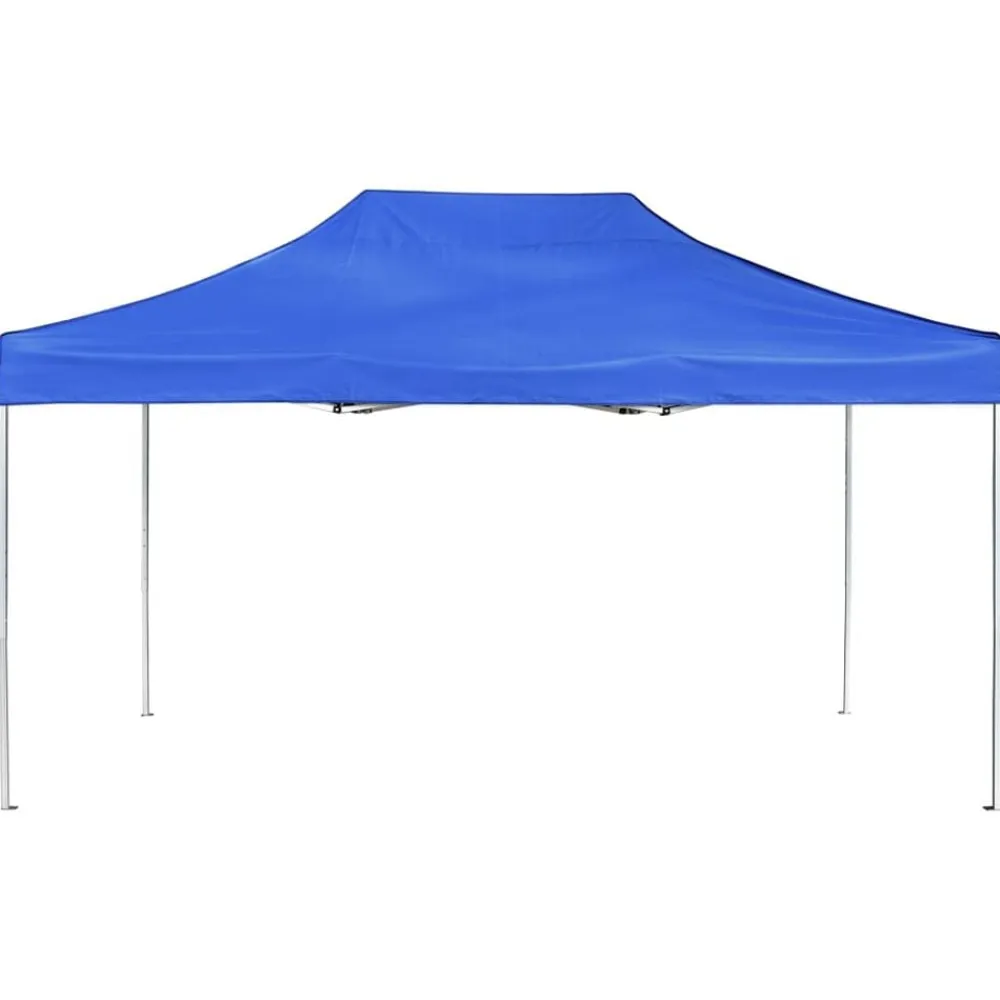 vidaXL Carpa plegable profesional de aluminio 4,5x3 m Azul Outlet