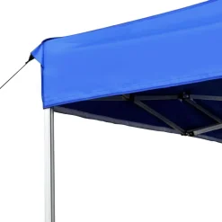 vidaXL Carpa plegable profesional de aluminio 4,5x3 m Azul Outlet