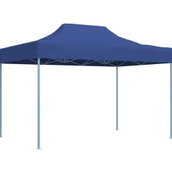 vidaXL Carpa plegable profesional acero 3x4 m Azul Online
