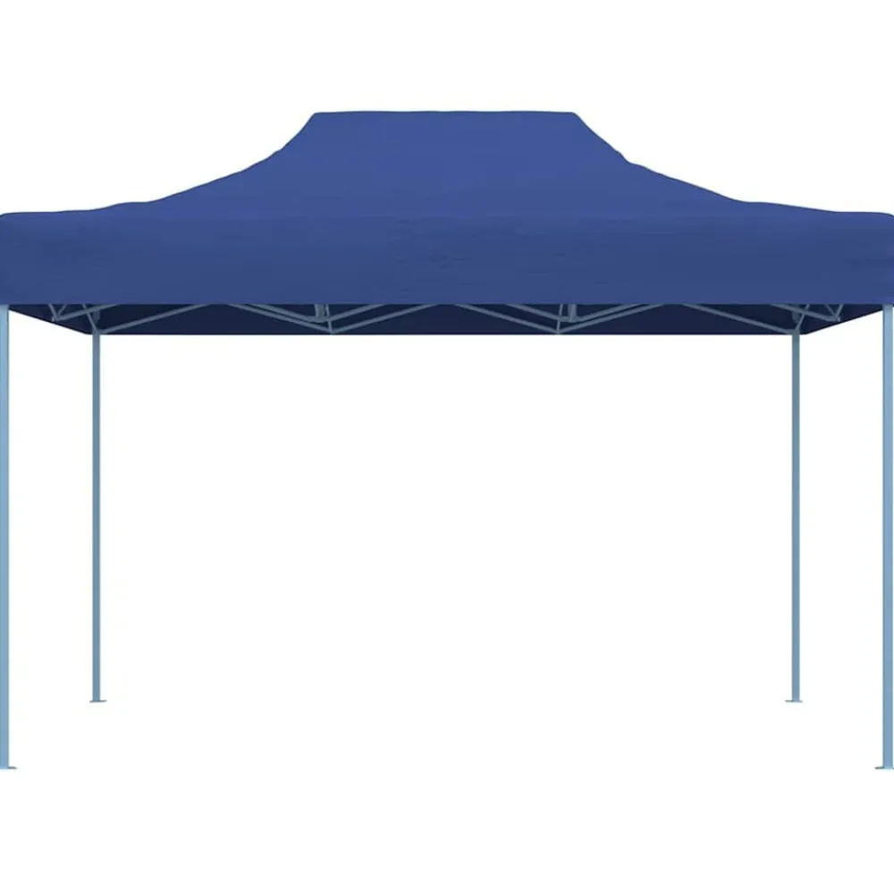vidaXL Carpa plegable profesional acero 3x4 m Azul Online