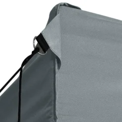 vidaXL Carpa pleglable con 3 paredes 431x291x315 cm gris Antracita Clearance