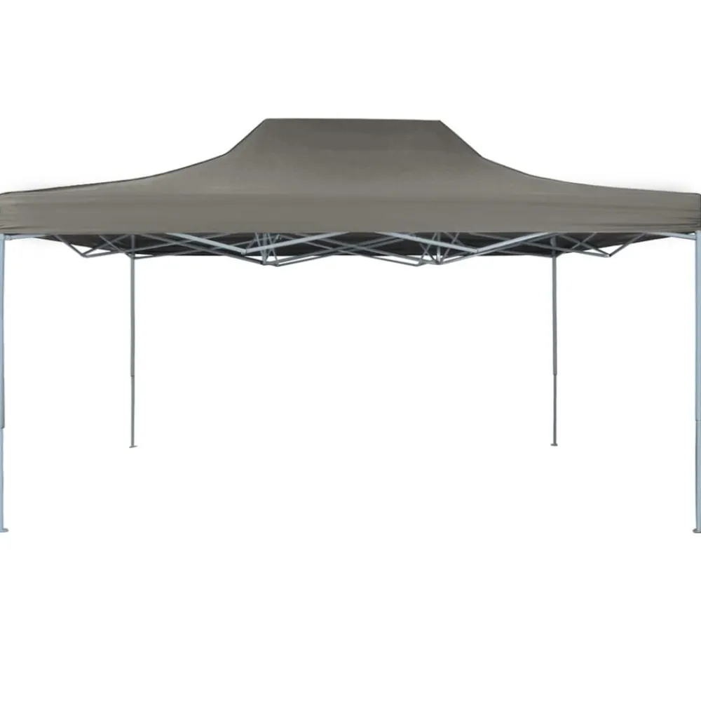 vidaXL Jardín-Carpa pleglable Pop-Up gris 3x4,5 m