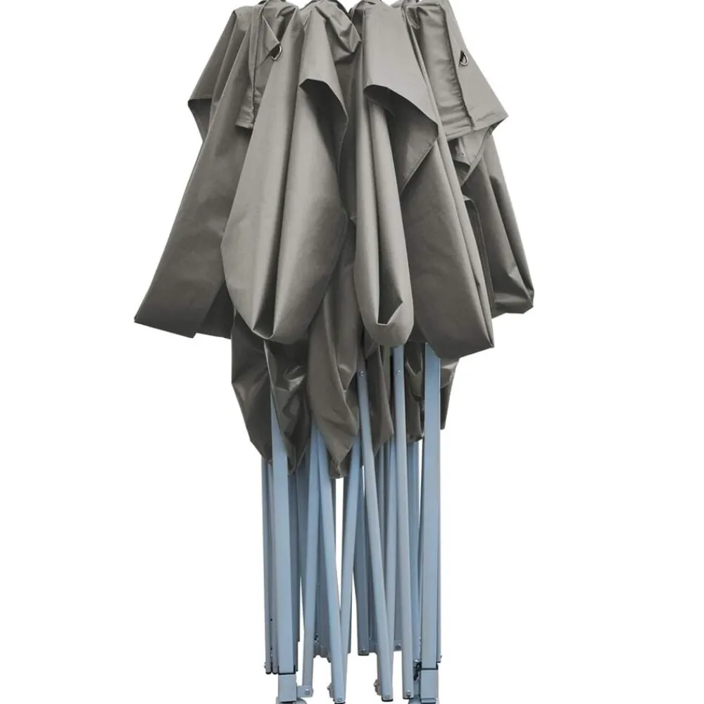vidaXL Jardín-Carpa pleglable Pop-Up gris 3x4,5 m