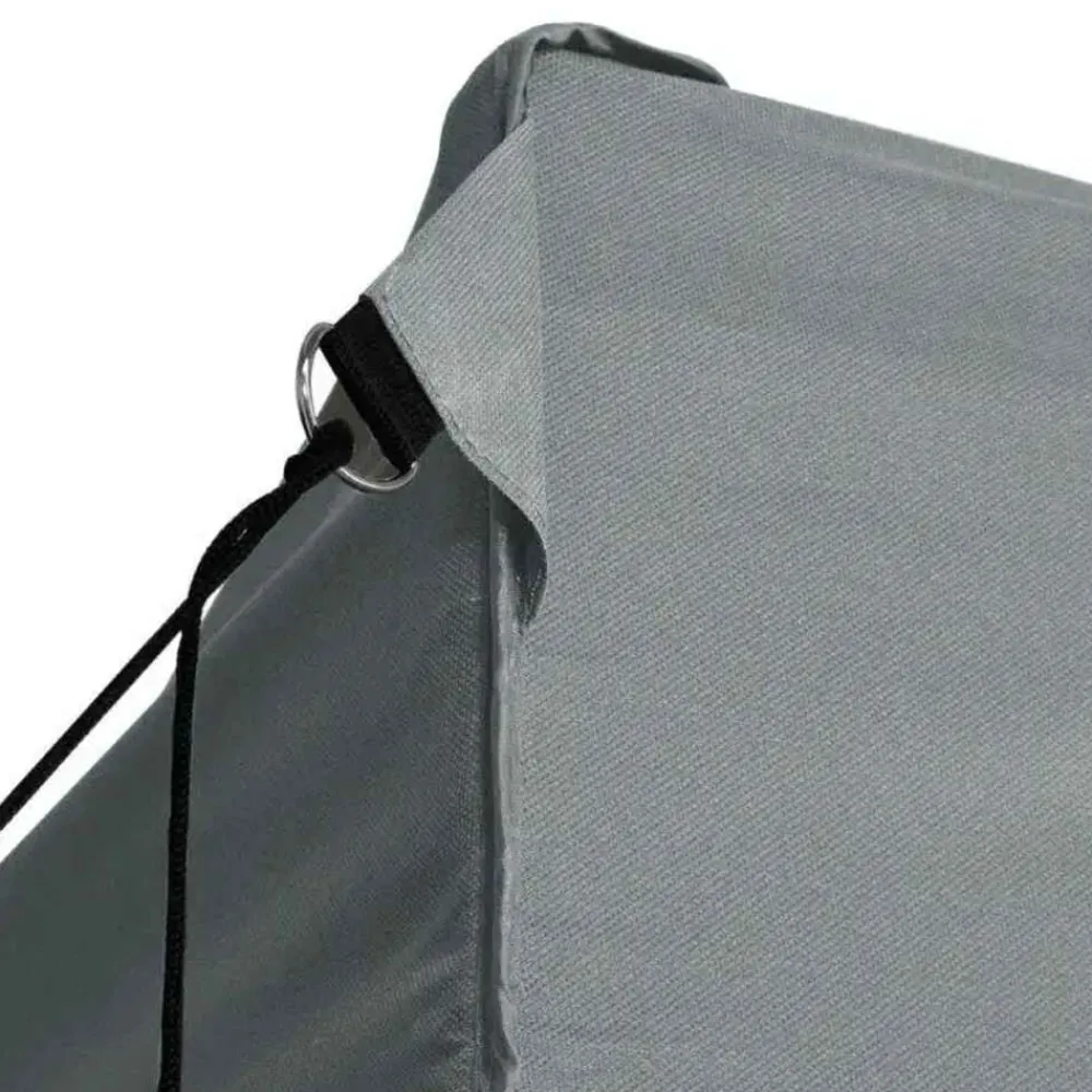 vidaXL Jardín-Carpa pleglable Pop-up con 4 paredes 3x4,5 m gris