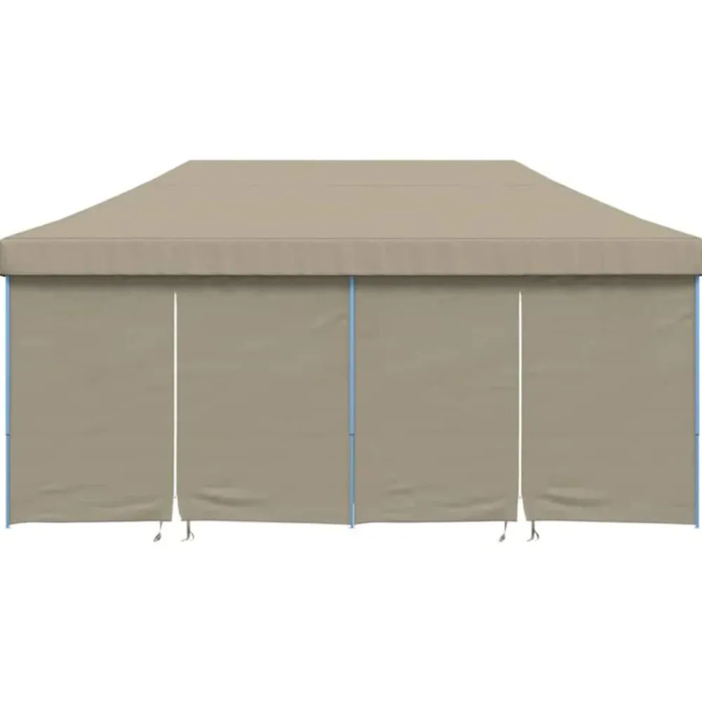 vidaXL Jardín-Carpa Pop-up para fiestas Taupé 580 x 292 x 315 cm Tela Oxford