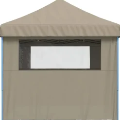 vidaXL Jardín-Carpa Pop-up para fiestas Taupé 580 x 292 x 315 cm Tela Oxford