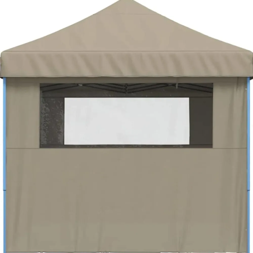 vidaXL Jardín-Carpa Pop-up para fiestas Taupé 580 x 292 x 315 cm Tela Oxford
