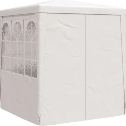 vidaXL Carpa profesional para fiestas con paredes 90 g/m² 2x2 m Blanco Hot