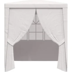 vidaXL Carpa profesional para fiestas con paredes 90 g/m² 2x2 m Blanco Hot