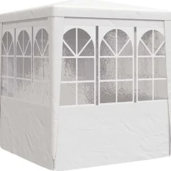 vidaXL Carpa profesional para fiestas con paredes 90 g/m² 2x2 m Blanco Hot