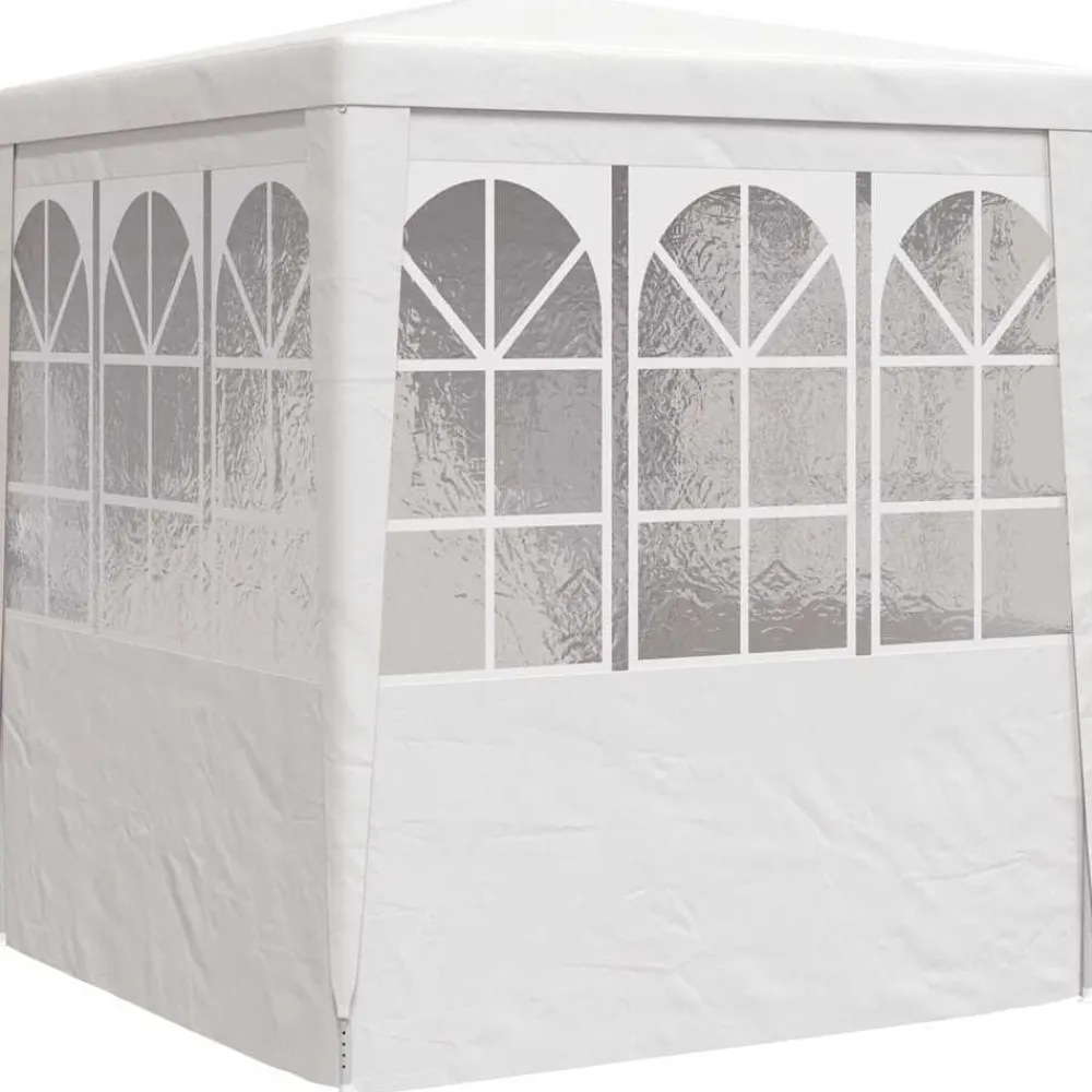 vidaXL Carpa profesional para fiestas con paredes 90 g/m² 2x2 m Blanco Hot