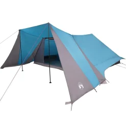 vidaXL Carpa Tipi con techo 660 x 456 x 200 cm tafetán Azul Best