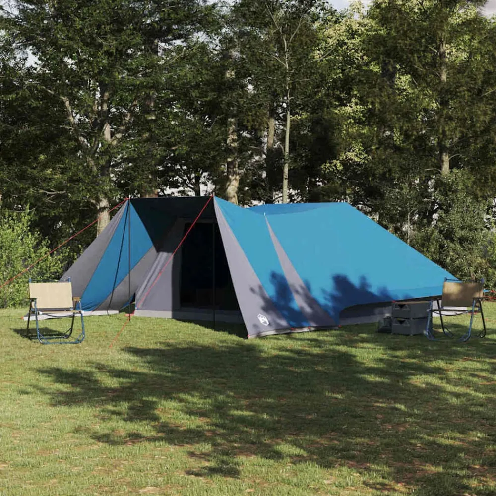 vidaXL Carpa Tipi con techo 660 x 456 x 200 cm tafetán Azul Best