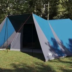 vidaXL Carpa Tipi con techo 660 x 456 x 200 cm tafetán Azul Best