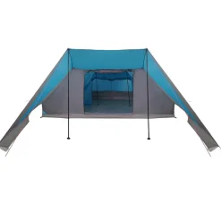 vidaXL Carpa Tipi con techo 660 x 456 x 200 cm tafetán Azul Best