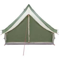 vidaXL Carpa Tipi con techo 400 x 346 x 250 cm tafetán Verde