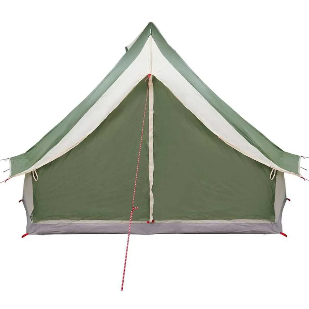 vidaXL Carpa Tipi con techo 400 x 346 x 250 cm tafetán Verde