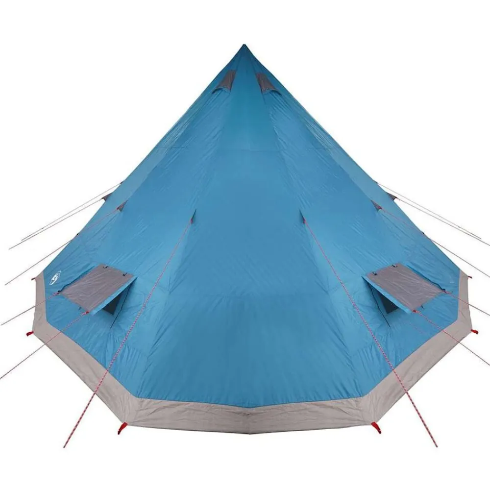 vidaXL Carpa Tipi con techo 560 x 560 x 300 cm tafetán Azul Discount