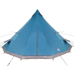 vidaXL Carpa Tipi con techo 560 x 560 x 300 cm tafetán Azul Discount