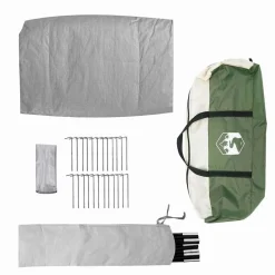vidaXL Actividades Al Aire Libre-Carpa Tipi con techo 364 x 281 x 257 cm tafetán