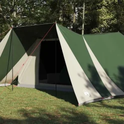 vidaXL Carpa Tipi con techo 660 x 456 x 200 cm tafetán Verde Outlet