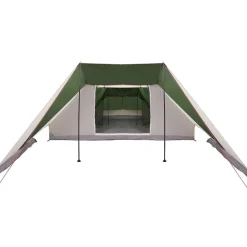 vidaXL Carpa Tipi con techo 660 x 456 x 200 cm tafetán Verde Outlet