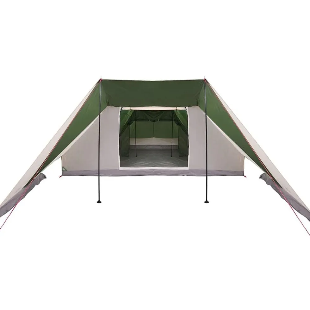 vidaXL Carpa Tipi con techo 660 x 456 x 200 cm tafetán Verde Outlet