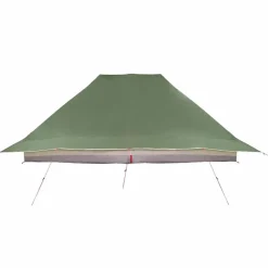 vidaXL Carpa Tipi con techo 660 x 456 x 200 cm tafetán Verde Outlet