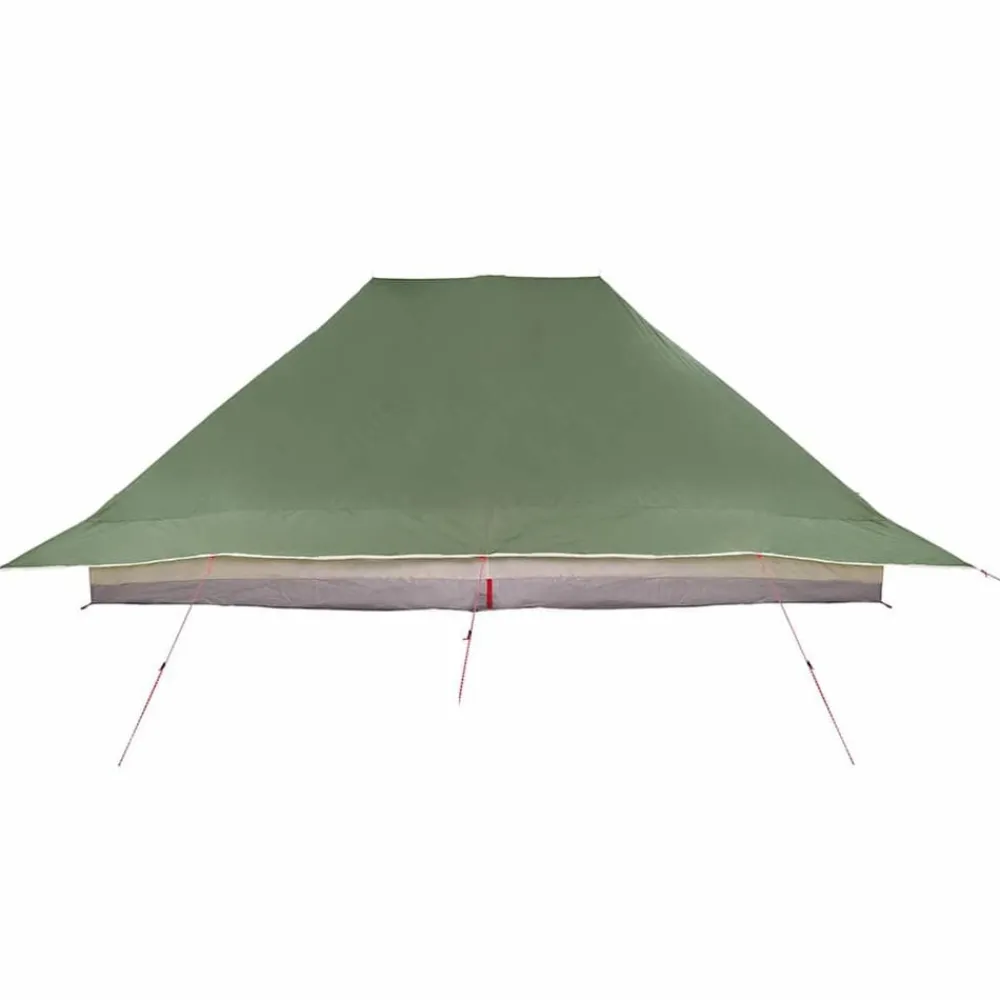 vidaXL Carpa Tipi con techo 660 x 456 x 200 cm tafetán Verde Outlet