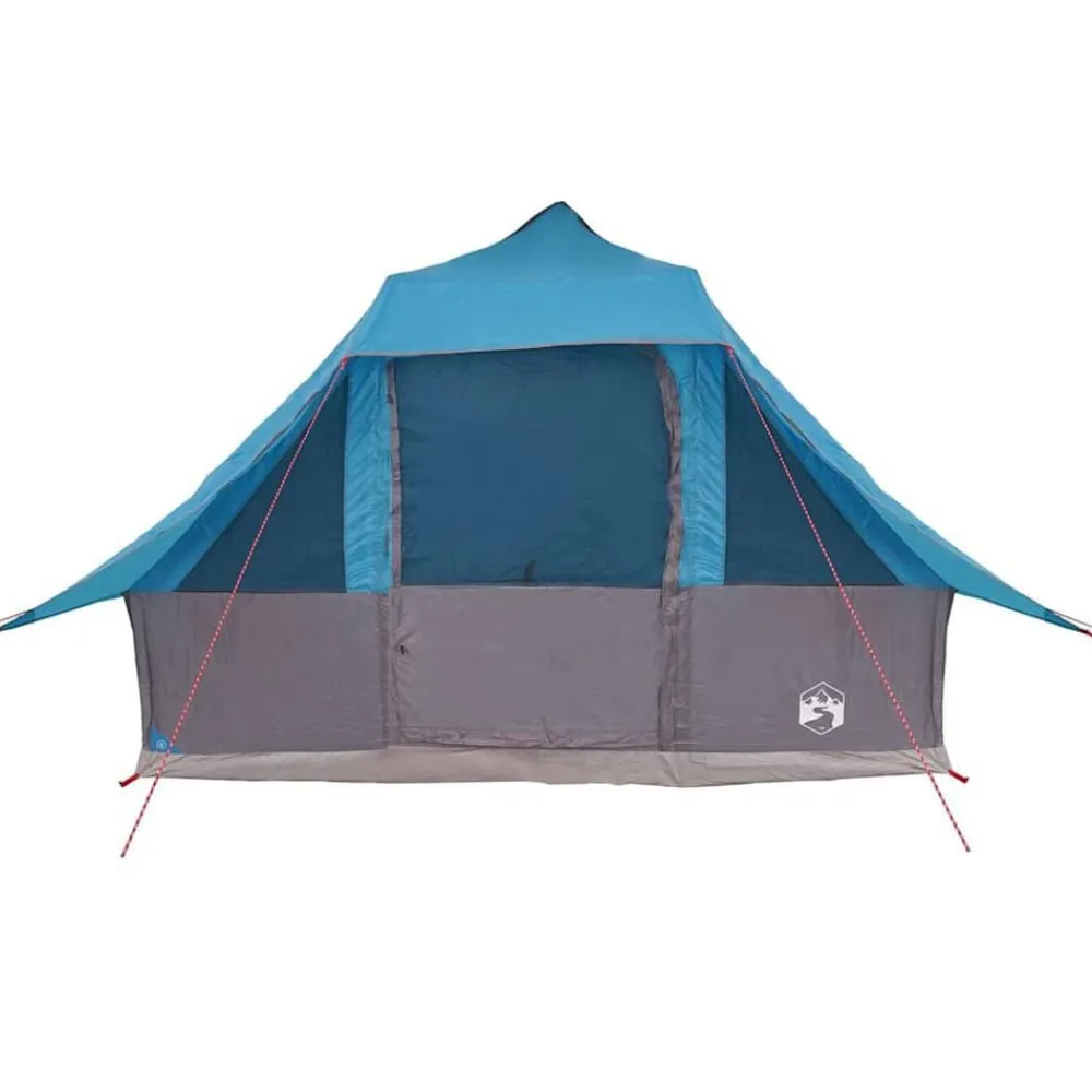 vidaXL Carpa Tipi con techo 364 x 281 x 257 cm tafetán Azul Online