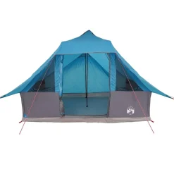 vidaXL Carpa Tipi con techo 364 x 281 x 257 cm tafetán Azul Online