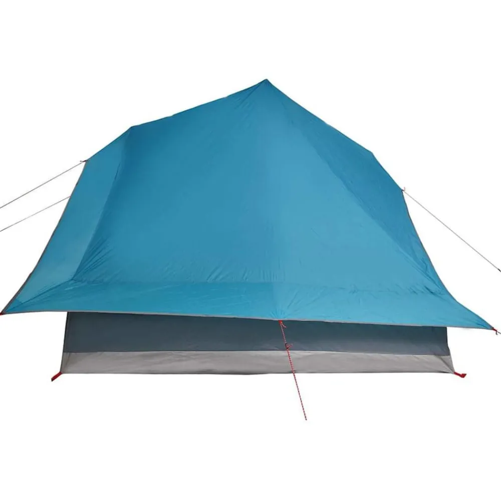 vidaXL Carpa Tipi con techo 364 x 281 x 257 cm tafetán Azul Online
