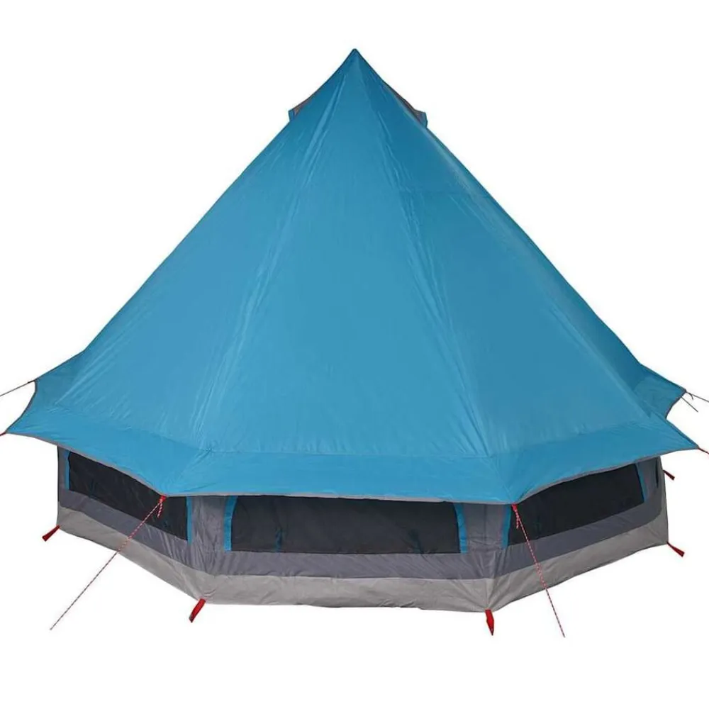 vidaXL Carpa Tipi con techo 404 x 370 x 270 cm tafetán Azul Outlet