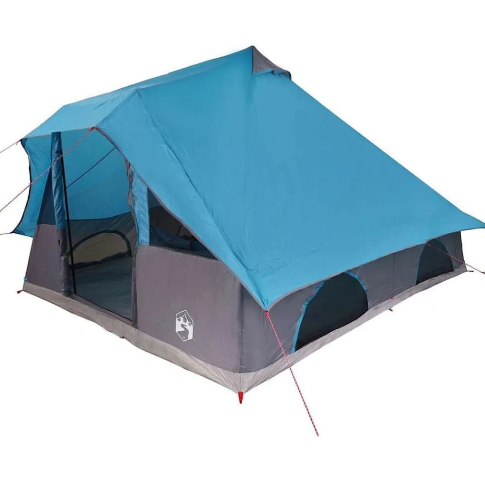 vidaXL Carpa Tipi con techo 358 x 296 x 258 cm tafetán Azul Sale