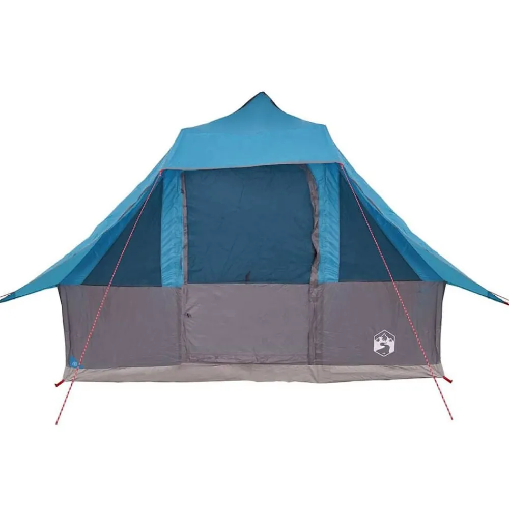 vidaXL Carpa Tipi con techo 358 x 296 x 258 cm tafetán Azul Sale