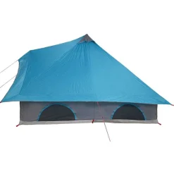 vidaXL Carpa Tipi con techo 358 x 296 x 258 cm tafetán Azul Sale
