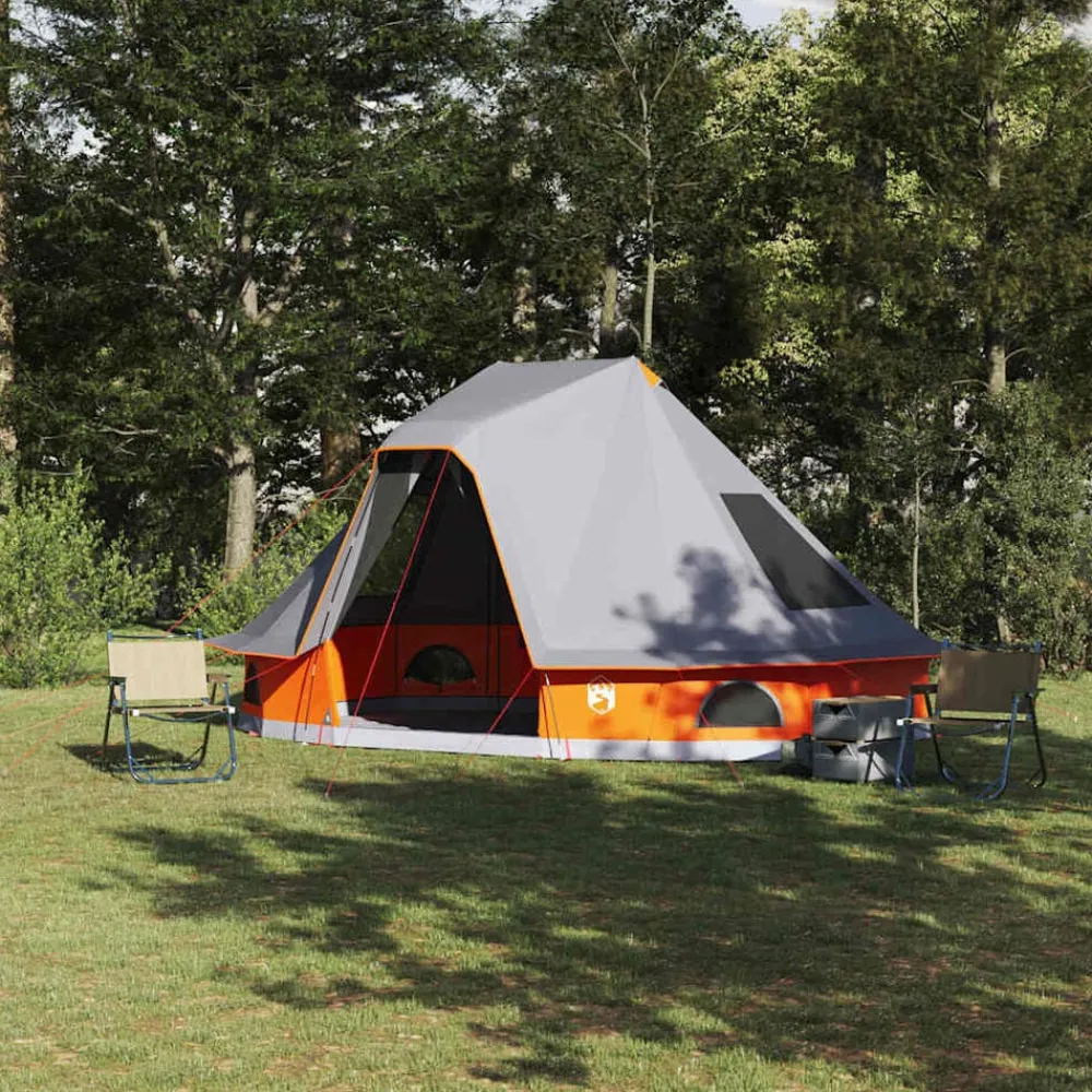 vidaXL Actividades Al Aire Libre-Carpa Tipi con techo 466 x 310 x 240 cm tafetán