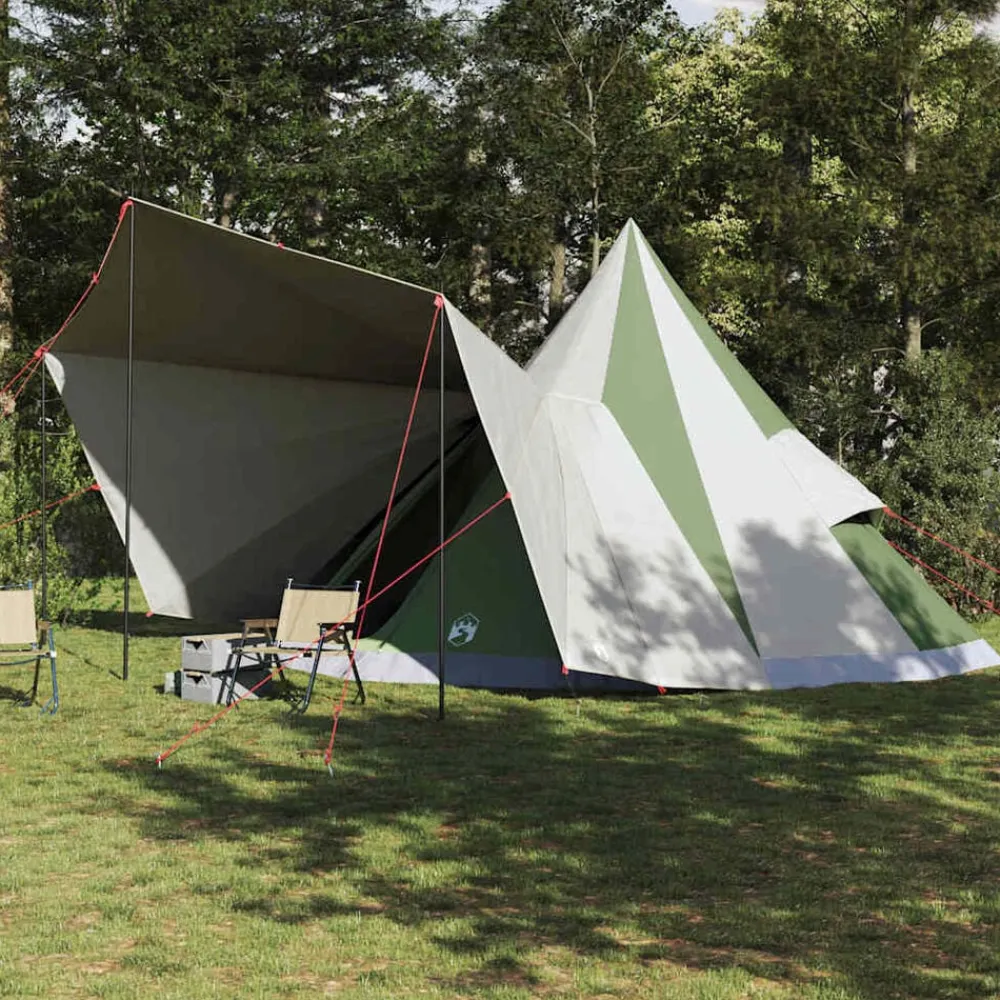 vidaXL Actividades Al Aire Libre-Carpa Tipi con techo 510 x 690 x 330 cm tafetán
