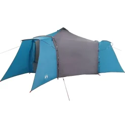 vidaXL Carpa Tipi con techo 492 x 492 x 275 cm tafetán Azul