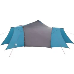 vidaXL Carpa Tipi con techo 492 x 492 x 275 cm tafetán Azul
