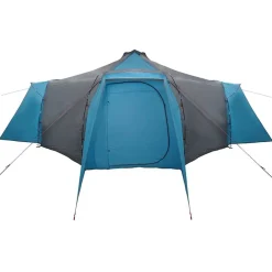 vidaXL Carpa Tipi con techo 492 x 492 x 275 cm tafetán Azul