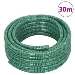 vidaXL Carrete de manguera con set de racores PVC verde 0,5