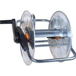 vidaXL Carrete de pared para manguera de 50 m 1/2" o 35 m 3/4" acero Discount