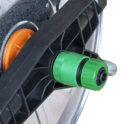 vidaXL Carrete de pared para manguera de 50 m 1/2