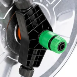 vidaXL Carrete de rollo para manguera de 50 m 1/2