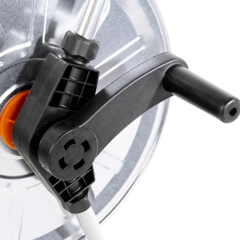 vidaXL Carrete de rollo para manguera de 50 m 1/2" o 35 m 3/4" acero Best